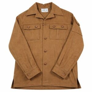 Vintage AMANA Woolen Mills Wool Shirt Jacket – Unisex Size 5 Caramel Brown‎
